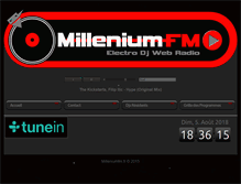 Tablet Screenshot of milleniumfm.fr